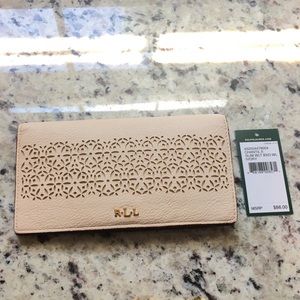 LAUREN by Ralph Lauren IVORY Chantil slim wallet
